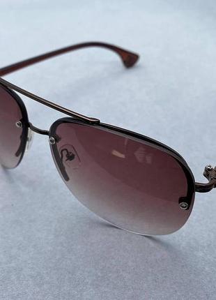 Очки chrome hearts 3028 brown