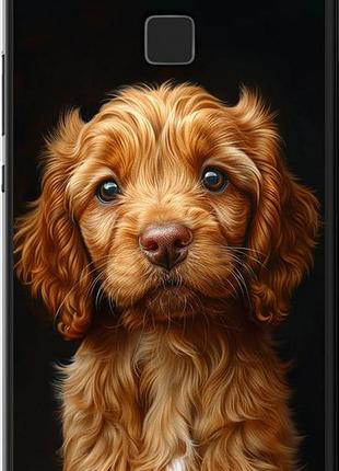 Чехол на huawei p9 lite cocker spaniel на черном фоне "6137u-298-10746"