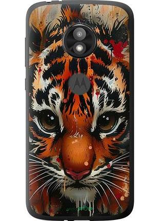 Чехол на motorola moto e5 play mini tiger "6052u-1429-10746"