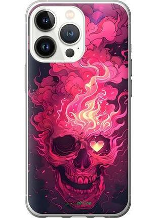 Чехол на iphone 13 pro череп арт айфон 13 про