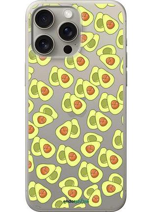 Чехол на iphone 15 pro max весёлые авокадо "4799u-3098-10746"