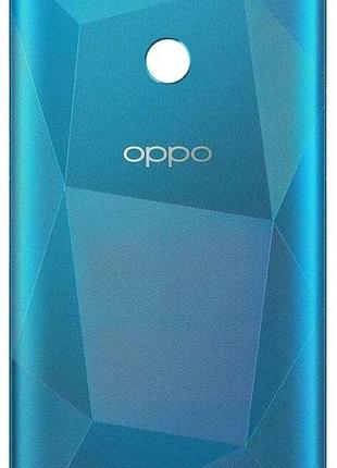 Задняя крышка oppo a12, a12s blue со стеклом камеры
