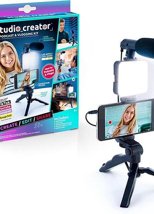 Canal toys new studio creator podcast & vlogging kit stem канал тойз ігровий набір подкастера влоггера блоггер