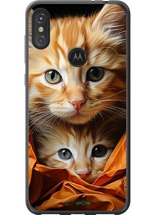 Чехол на motorola one power котики 2 "5664u-1588-10746"