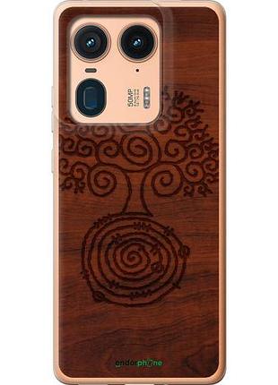 Чехол на motorola moto x50 ultra узор дерева "4119u-3866-10746"