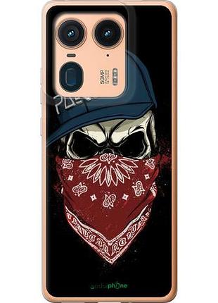 Чехол на motorola moto x50 ultra череп в кепке "4127u-3866-10746"