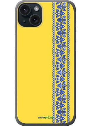 Чохол на iphone 15 plus вишиванка 4 "569u-3097-10746"