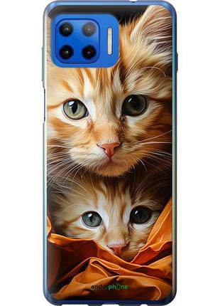 Чехол на motorola moto g plus котики 2 "5664u-2202-10746"