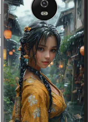 Чехол на motorola moto g5 anime-girl "6133u-832-10746"