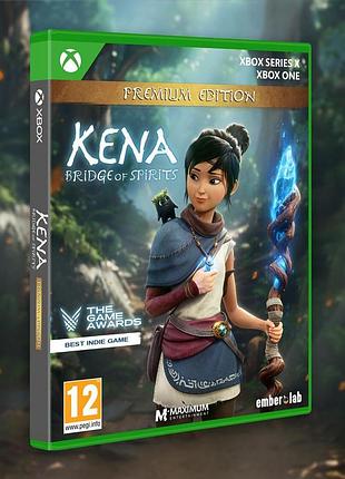 Kena bridge of spirits premium edition, русские субтитры - диск для xbox series x / xbox one
