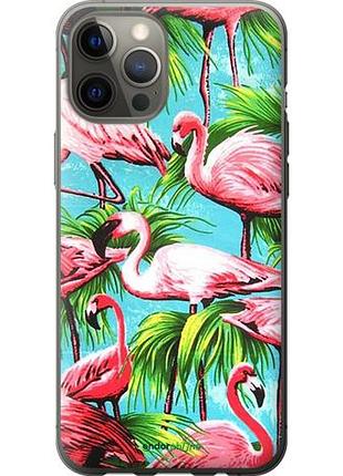 Чехол на iphone 12 pro max tropical background "4016u-2054-10746"