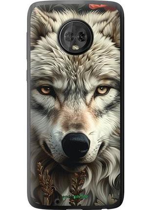 Чехол на motorola moto g6 волчий взгляд "6066u-982-10746"