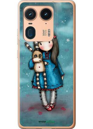 Чехол на motorola moto x50 ultra девочка с зайчиком "915u-3866-10746"