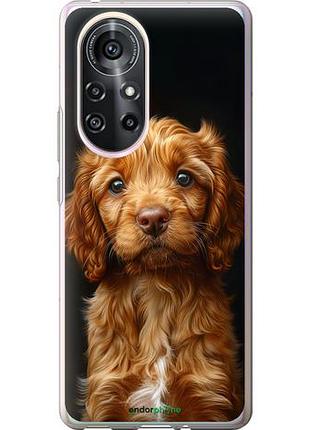 Чехол на huawei nova 8 pro cocker spaniel на черном фоне "6137u-2246-10746"