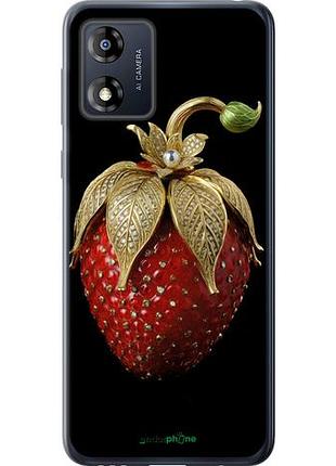 Чехол на motorola moto e13 клубника v3 "5638u-3053-10746"