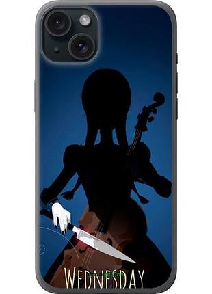 Чехол на iphone 15 plus wednesday "5515u-3097-10746"
