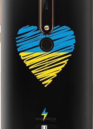Чохол на nokia 6 2018 підзаряджання серця v2 "5295u-1386-10746"