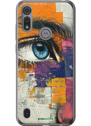 Чехол на motorola e6i цветная фреска "6032u-2355-10746"