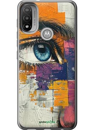 Чехол на motorola e20 цветная фреска "6032u-2509-10746"