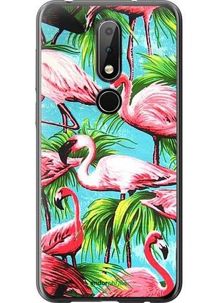 Чехол на nokia 6.1 plus tropical background "4016u-1539-10746"