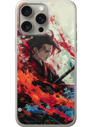 Чехол на iphone 15 pro max битва стихий "6110u-3098-10746"