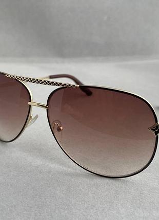 Очки chrome hearts becci 2193 c03 gold brown