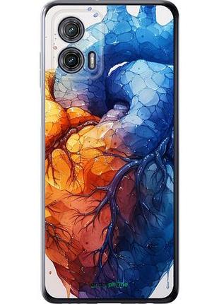 Чохол на motorola g73 арт-серце "6034u-3196-10746"