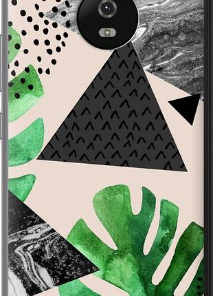 Чехол на motorola moto g5 монстера "4304u-832-10746"