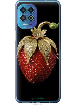 Чехол на motorola edge s клубника v3 "5638u-2860-10746"