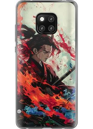Чехол на huawei mate 20 pro битва стихий "6110u-1567-10746"