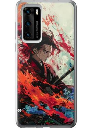 Чехол на huawei p40 битва стихий "6110u-1840-10746"