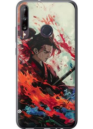 Чехол на huawei p40 lite e битва стихий "6110u-1875-10746"