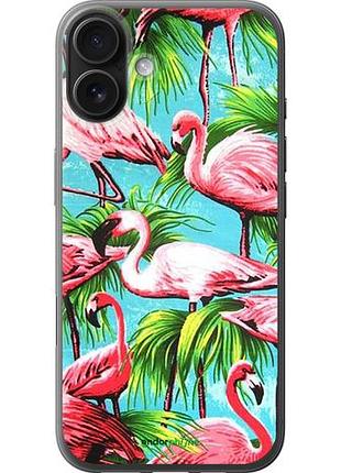 Чехол на iphone 16 plus tropical background "4016u-3714-10746"