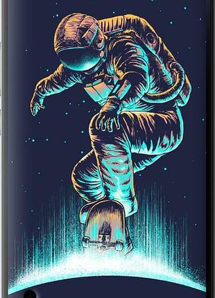 Чехол на huawei honor 6 plus космонавт на скейтборде "4145u-179-10746"