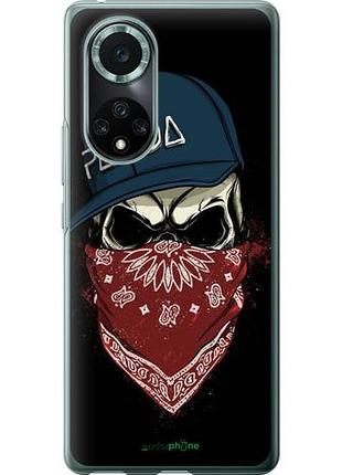 Чехол на huawei nova 9 pro череп в кепке "4127u-2503-10746"
