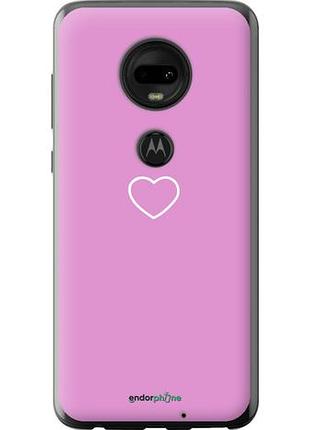 Чехол на motorola moto g7 сердце 2 "4863u-1614-10746"