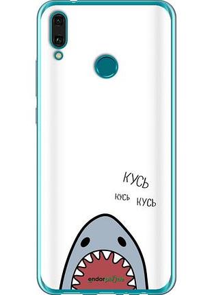 Чехол на huawei y9 2019 акула "4870u-1602-10746"