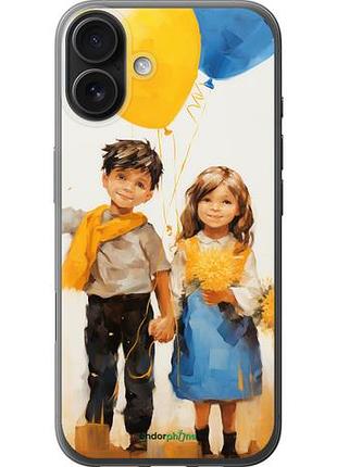 Чохол на iphone 16 plus діти з кульками "5659u-3714-10746"