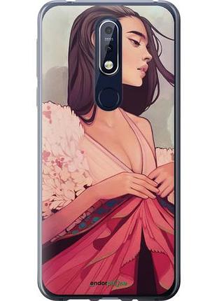 Чехол на nokia 7.1 kelsey beckett "4034u-1593-10746"