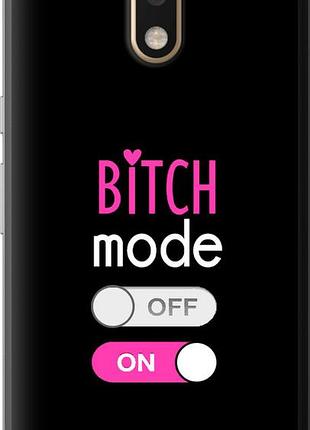 Чехол на motorola moto g4 plus bitch mode "4548u-953-10746"