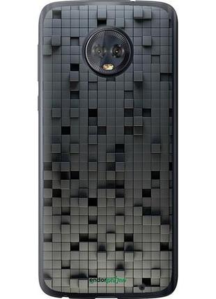 Чехол на motorola moto g6 plus кубики "1061u-976-10746"