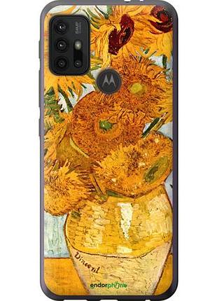 Чохол на motorola moto g10 вінсент ван гог. соняшники "162u-2319-10746"