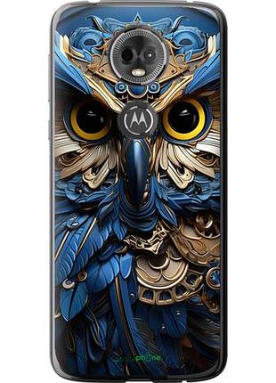 Чехол на motorola moto e5 plus сова v2 "5649u-1412-10746"