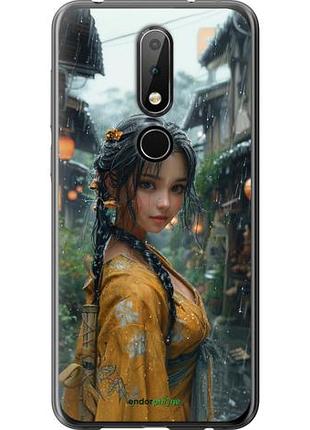 Чехол на nokia 6.1 plus anime-girl "6133u-1539-10746"