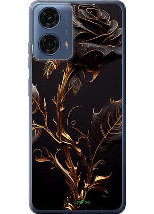 Чехол на motorola moto g24 power роза 3 "5552u-3665-10746"