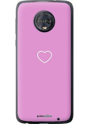 Чехол на motorola moto g6 plus сердце 2 "4863u-976-10746"