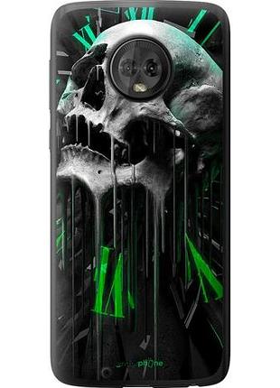 Чохол на motorola moto g6 череп-годинник "4100u-982-10746"