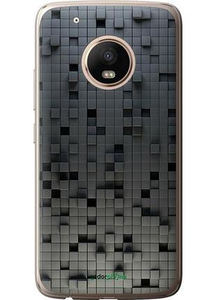 Чехол на motorola moto g5 plus кубики "1061u-1038-10746"