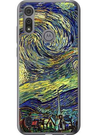 Чохол на motorola e6i вінсент ван гог. зоряна ніч "163u-2355-10746"
