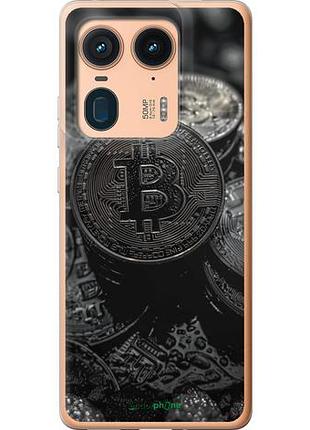 Чехол на motorola moto x50 ultra black bitcoin "6090u-3866-10746"